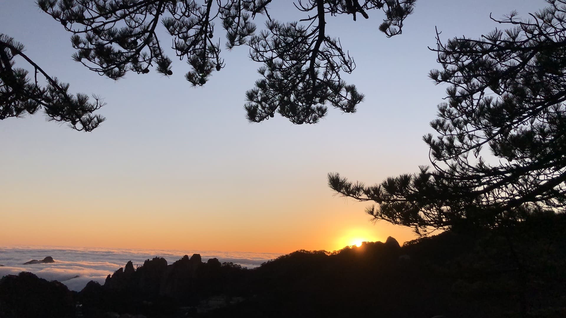 Sunrise at Yellow Mountain